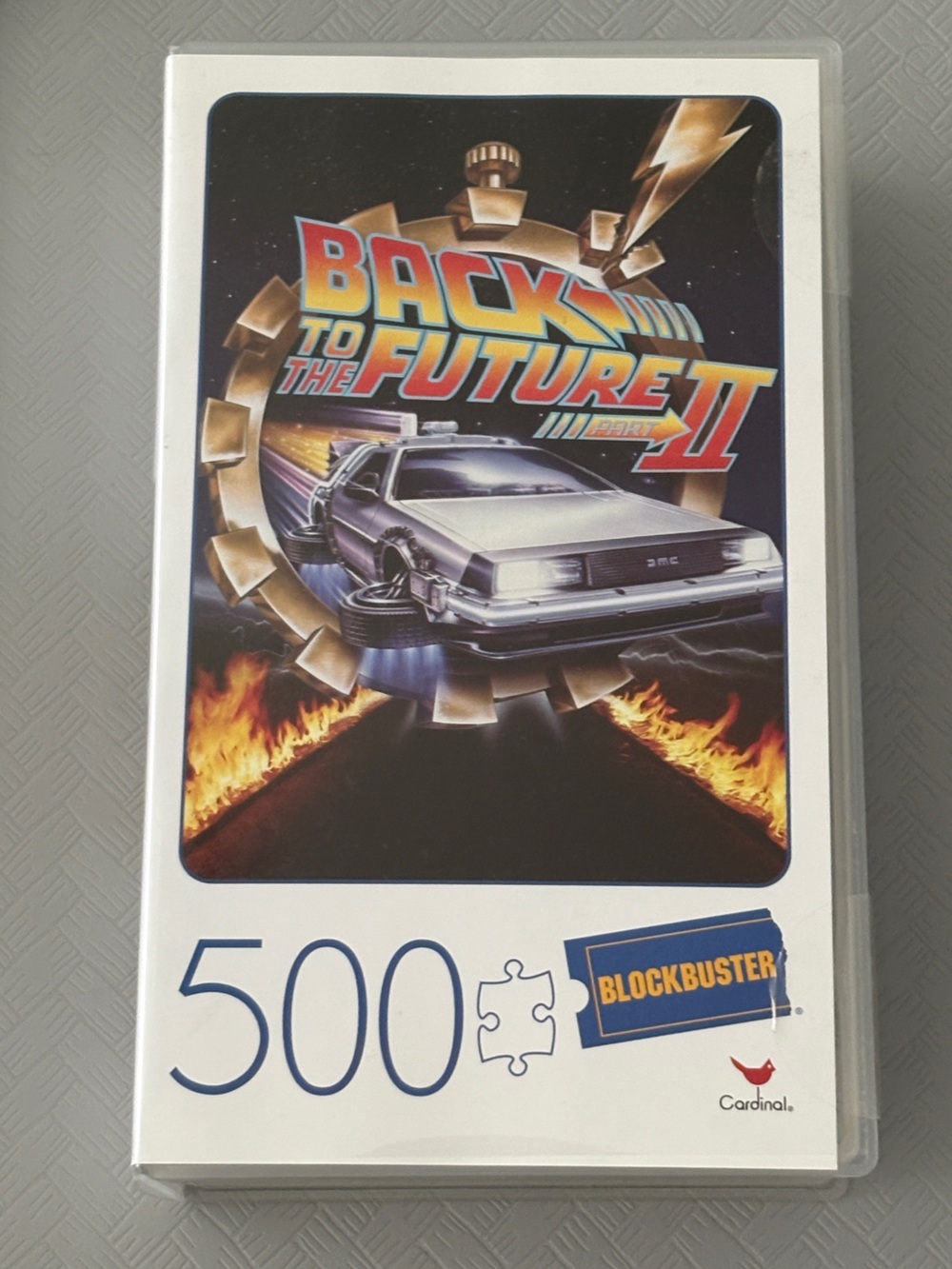 NEW Back to the Future II 500 Piece Puzzle Blockbuster Case Movie Box